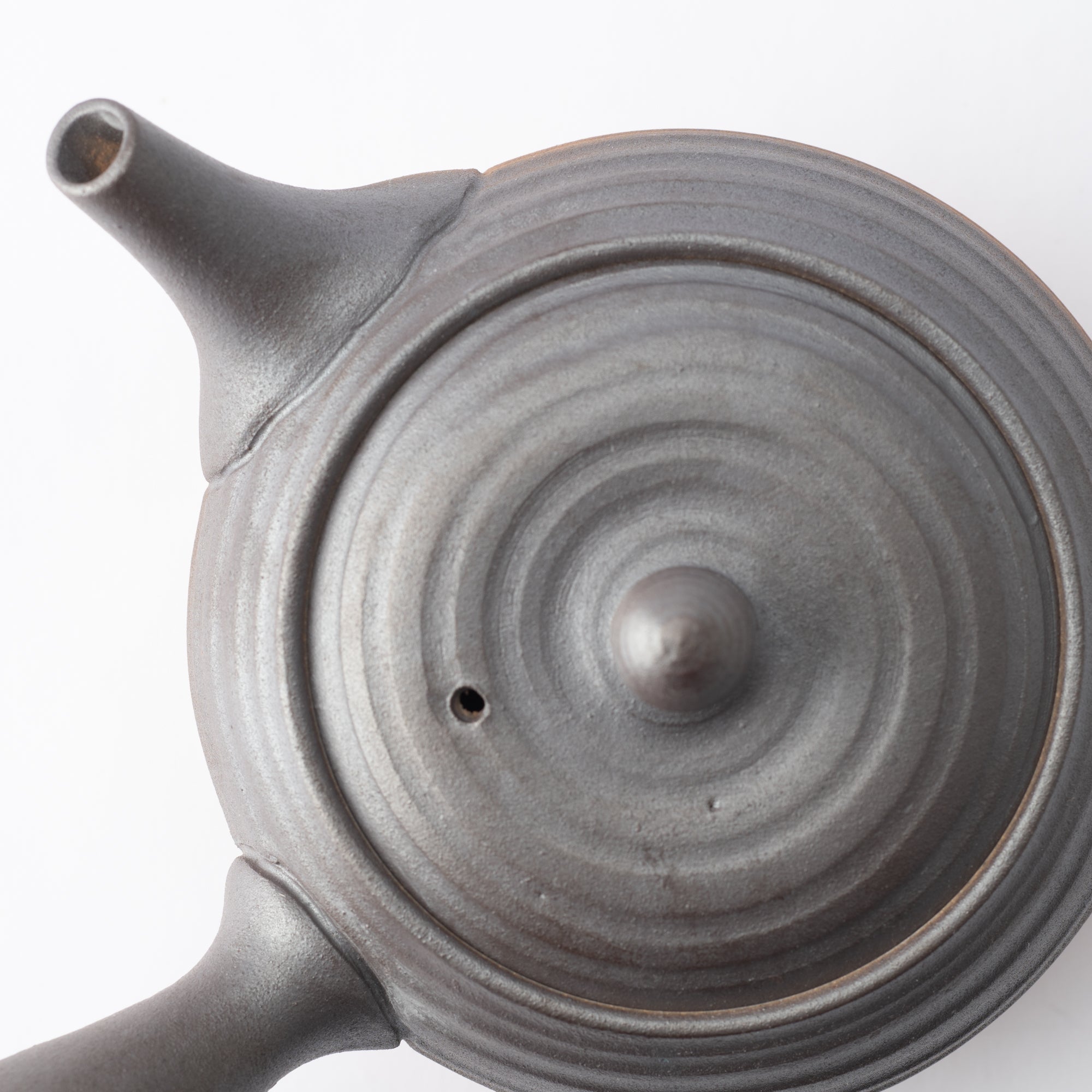 Brown and Red Japanese Teapot