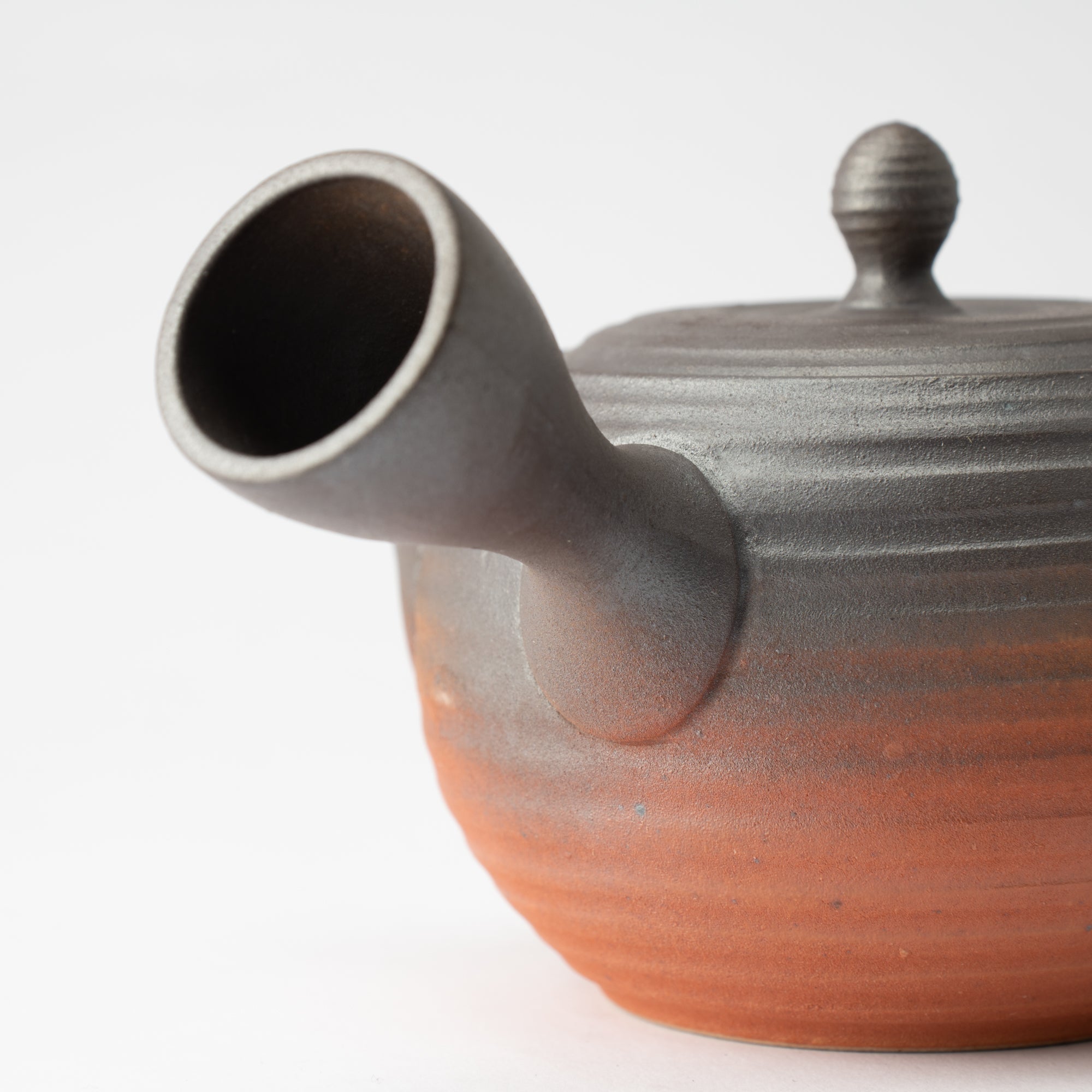 Brown and Red Japanese Teapot