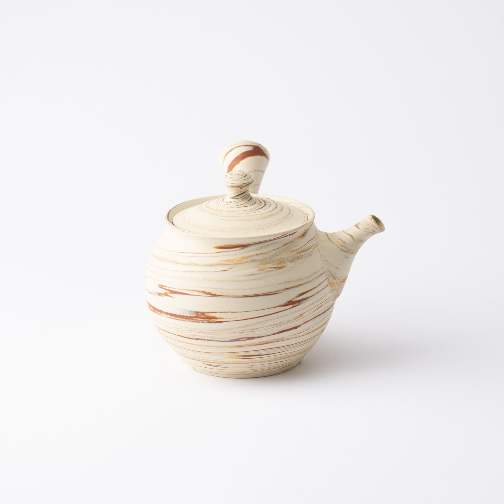 Marble Pattern Japanese Tea Set