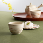 Marble Pattern Japanese Tea Set