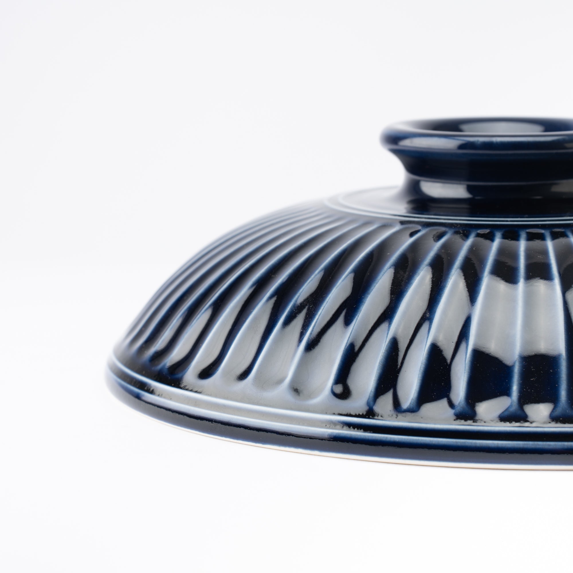 Kikka Navy IH-Compatible Donabe Japanese Clay Pot for 3 to 4 persons