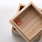 Amber Flower Petals Guinomi Sake Cup