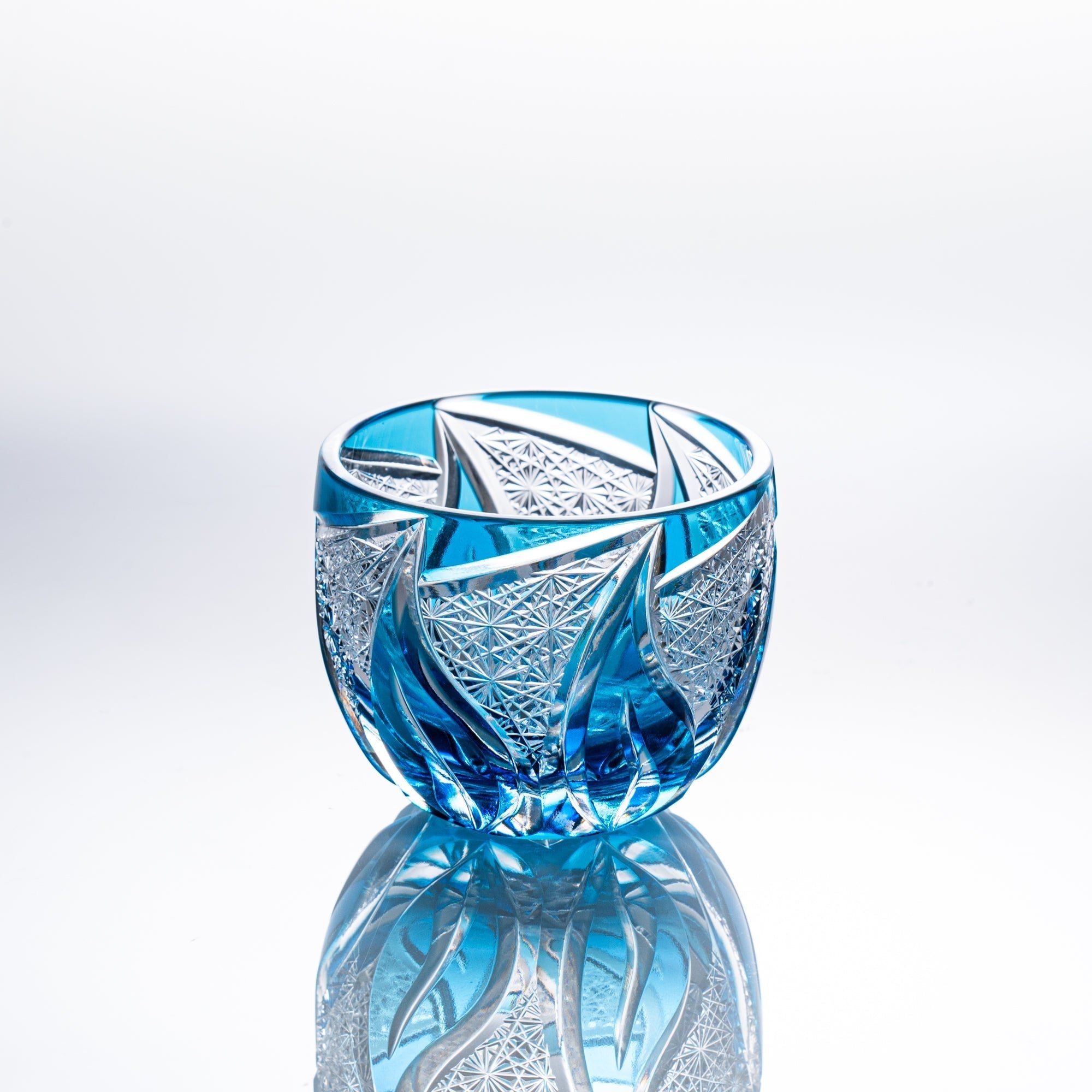 Blue Flame Guinomi Sake Cup
