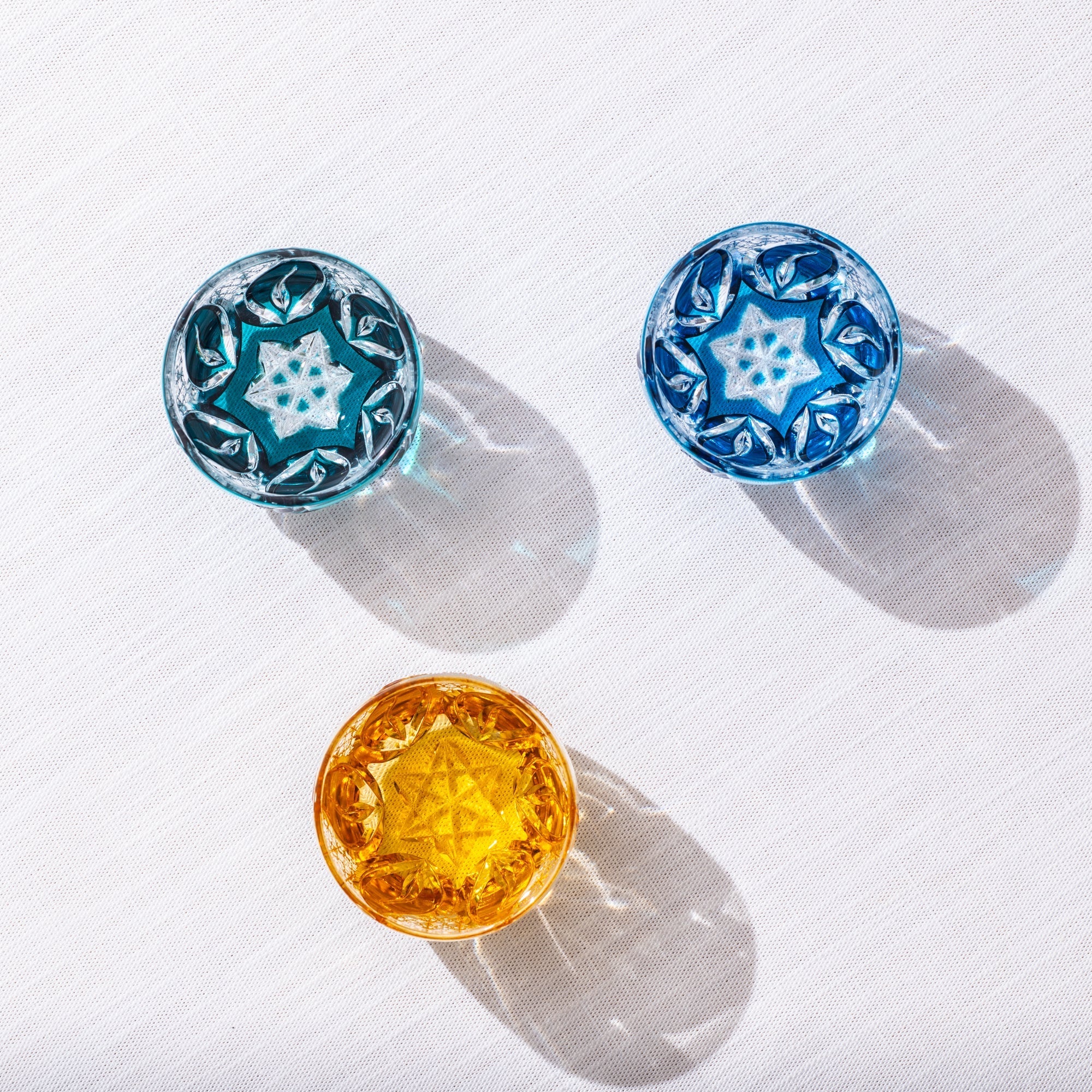 Blue Flame Guinomi Sake Cup