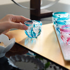 Blue Flame Guinomi Sake Cup