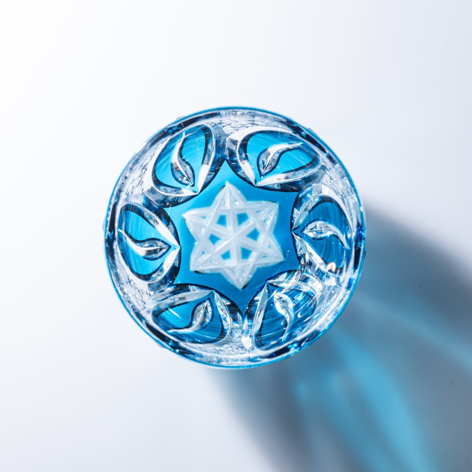 Blue Flame Guinomi Sake Cup