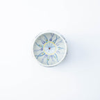 Polychrome Flowers Yunomi Japanese Teacup