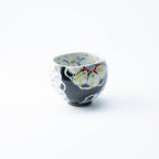 Polychrome Flowers Yunomi Japanese Teacup