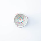 Polychrome Flowers Yunomi Japanese Teacup