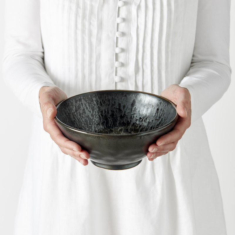 Bowl 15cm Black Pearl Glaze