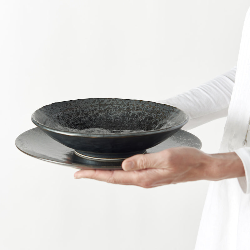 Bowl 15cm Black Pearl Glaze