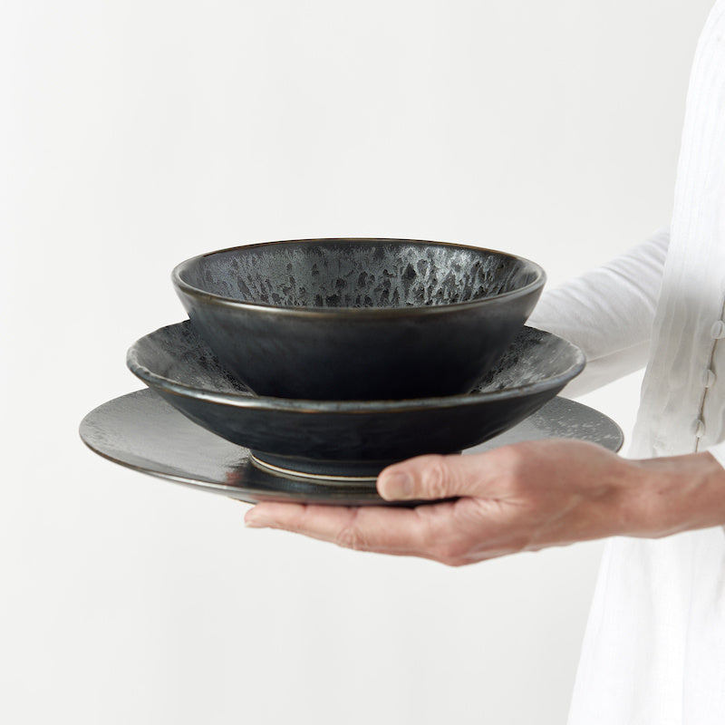 Bowl 15cm Black Pearl Glaze