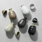 Sake Cup 40ml Black&Blue Drip Glaze