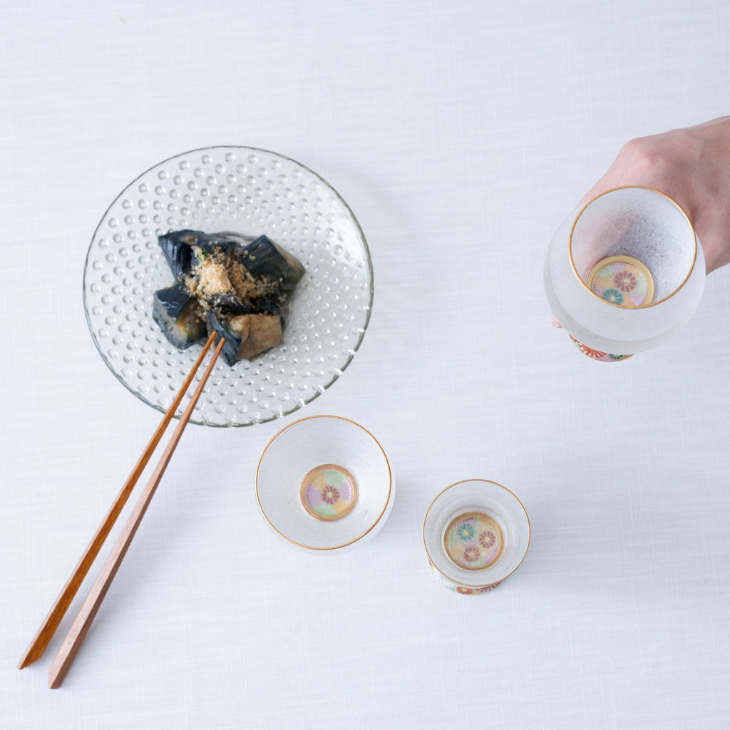 Mizore Hanazume Sake Glass