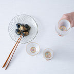 Mizore Hanazume Sake Glass