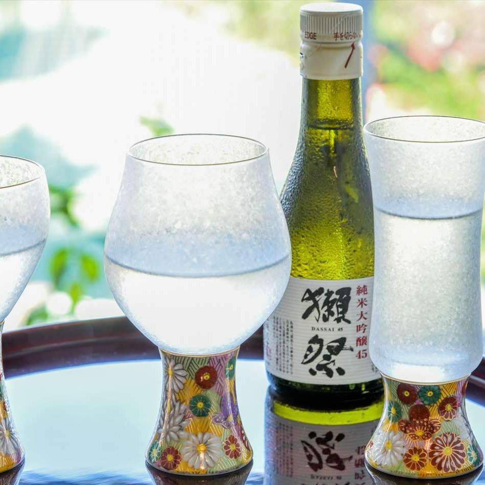 Mizore Hanazume Sake Glass