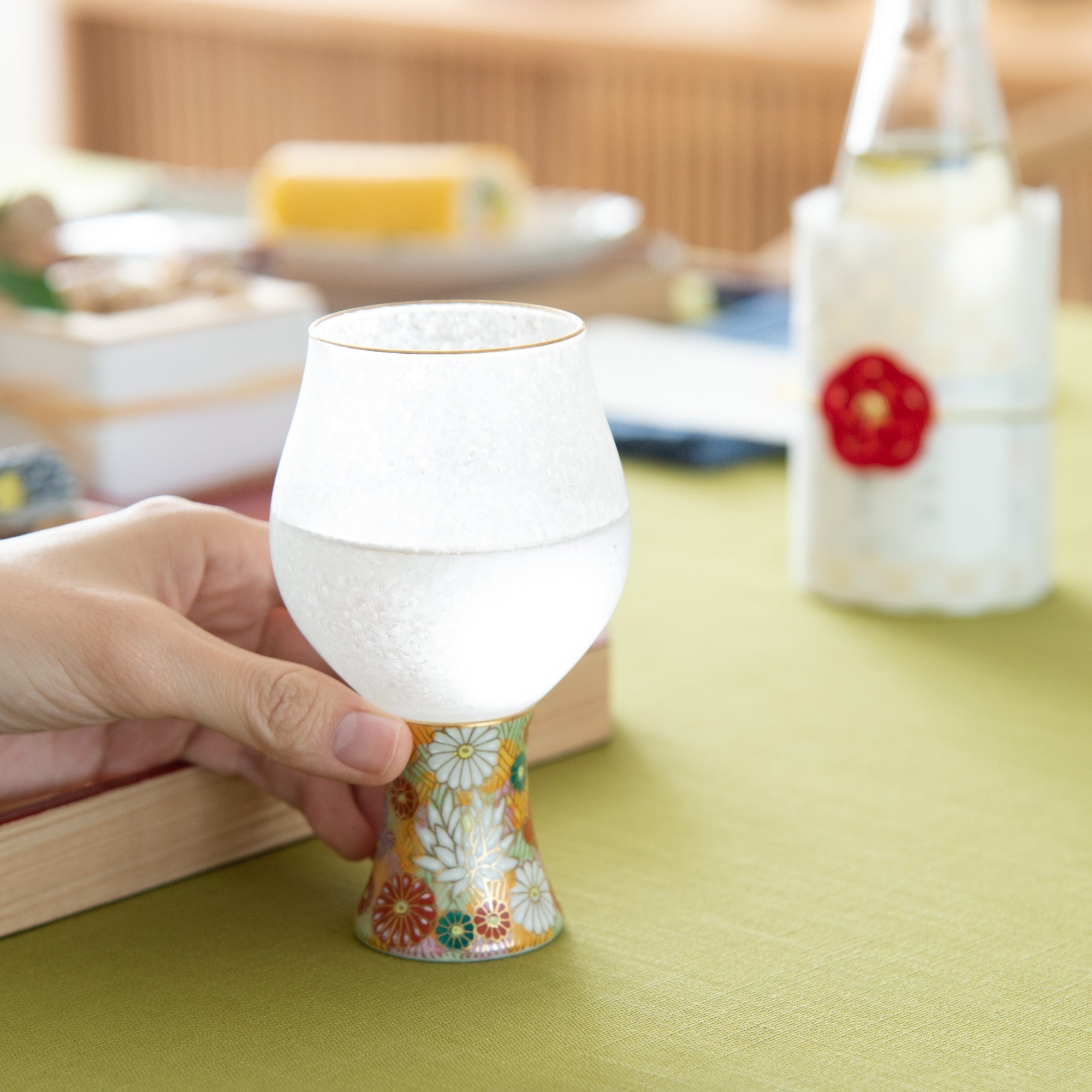 Mizore Hanazume Sake Glass