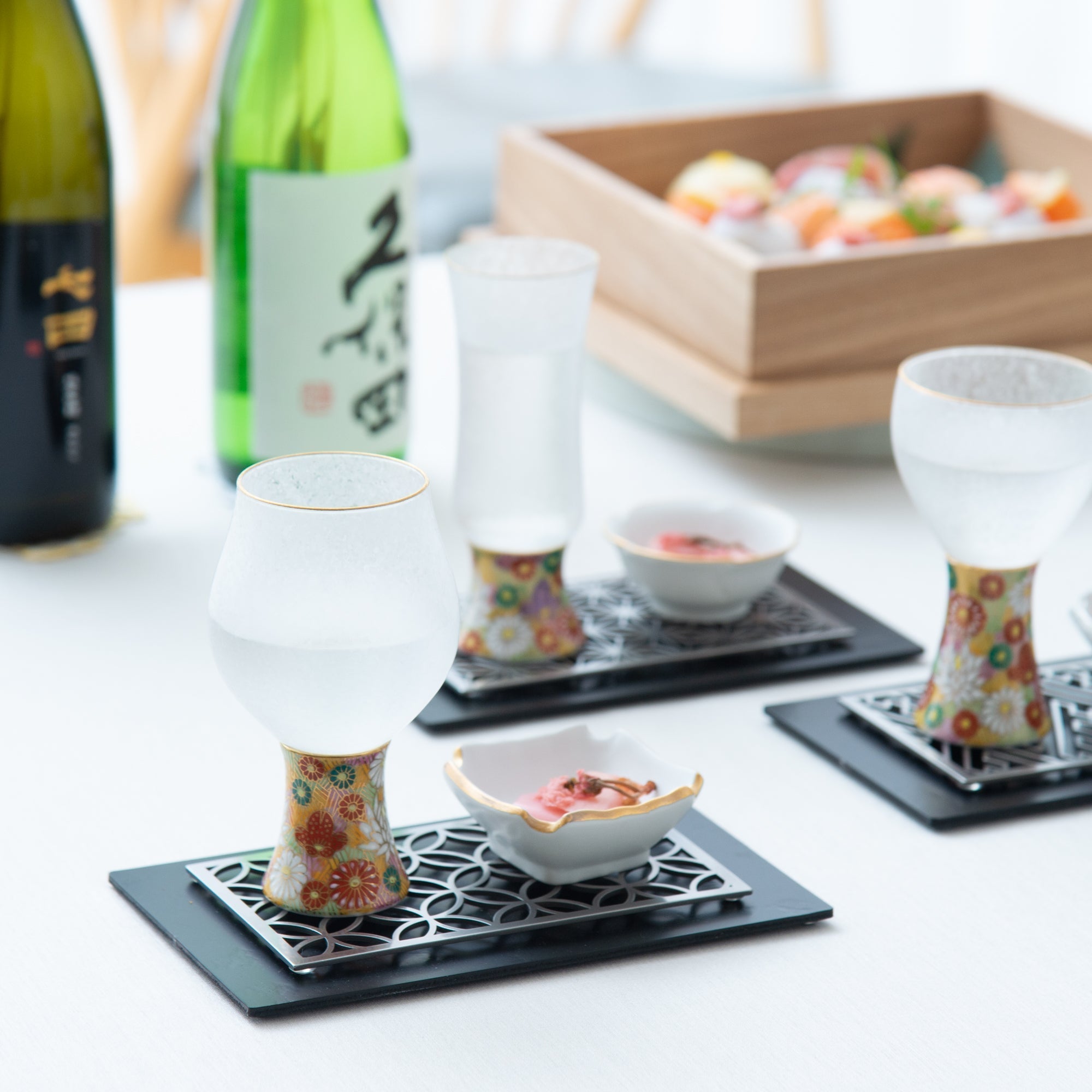 Mizore Hanazume Sake Glass