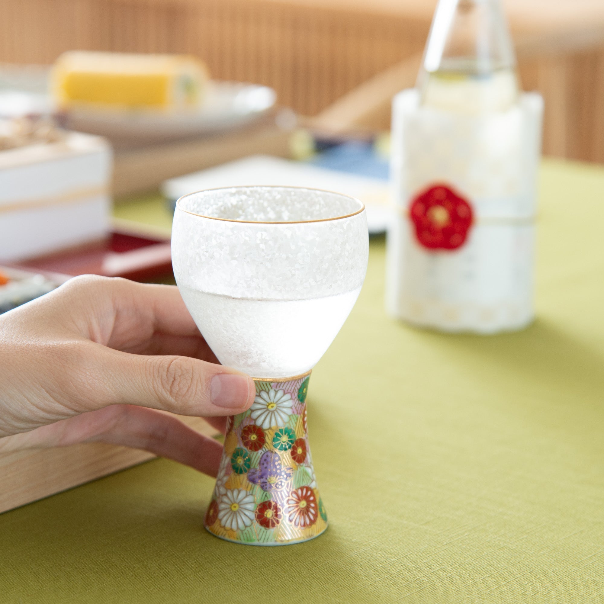Mizore Hanazume Sake Glass