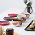 Sakura and Mt.Fuji Matcha Bowl