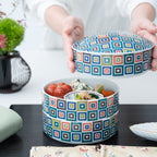 Kutani Classic Three Tiers Jubako Bento Box