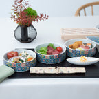 Kutani Classic Three Tiers Jubako Bento Box