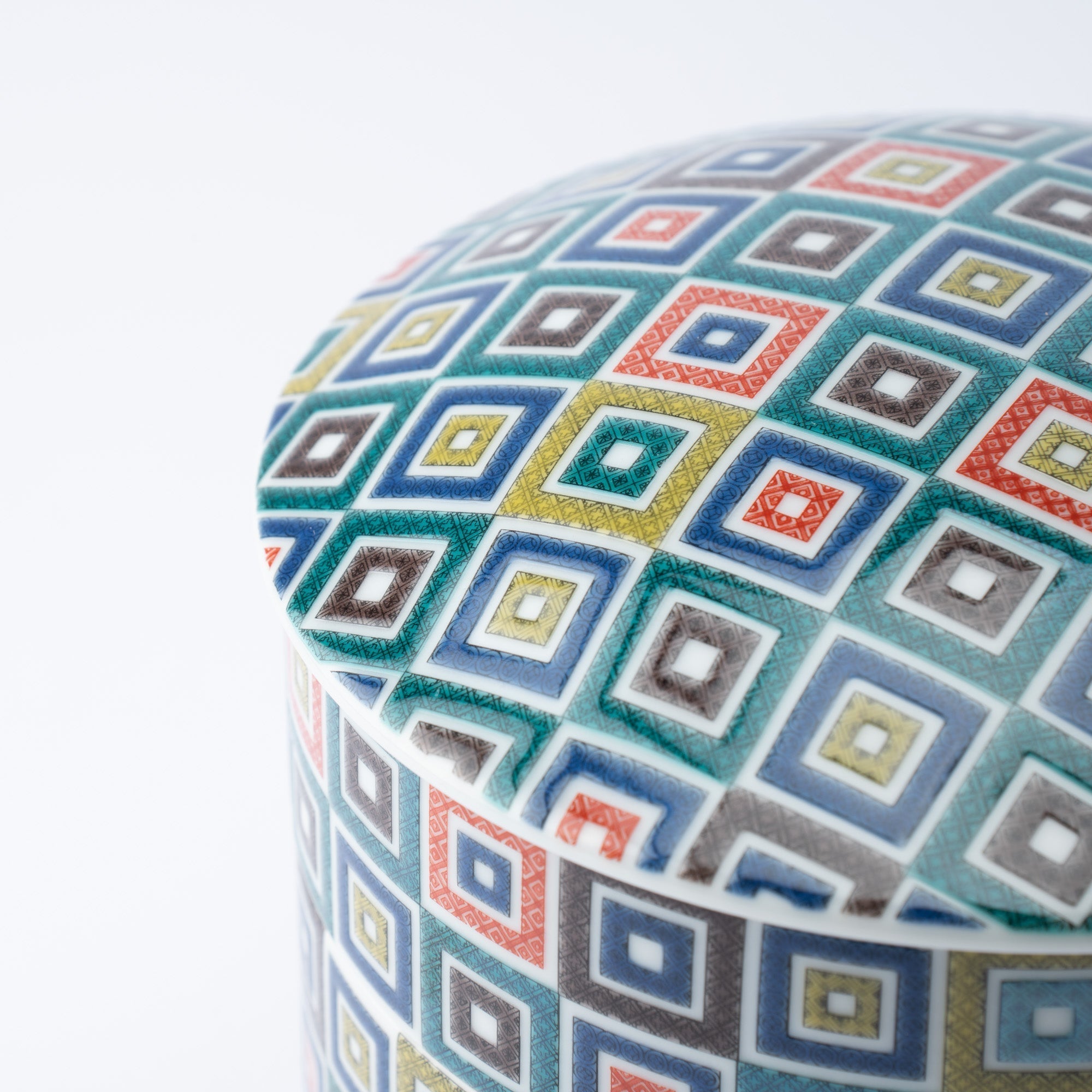 Kutani Classic Three Tiers Jubako Bento Box