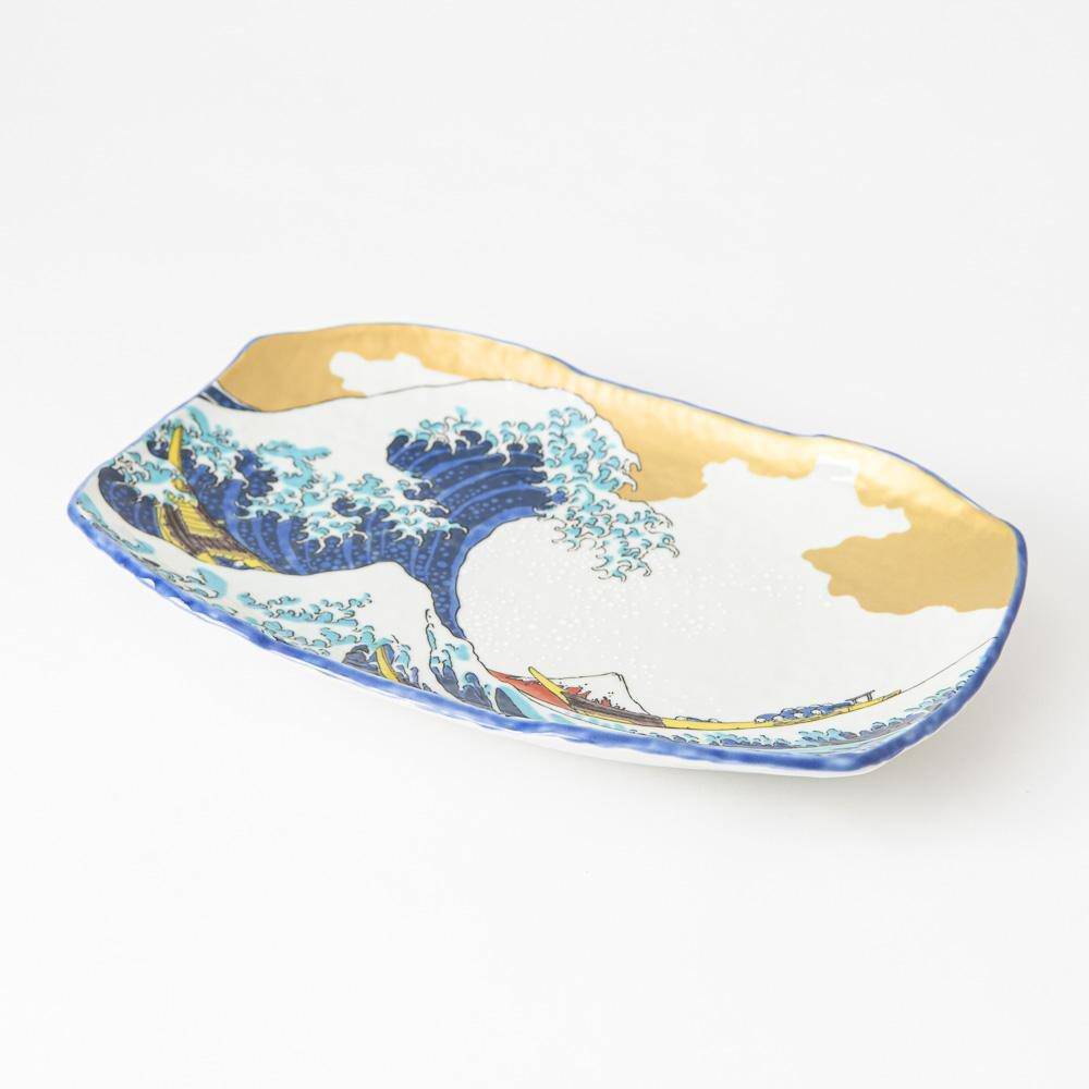Hokusai Wave Platter
