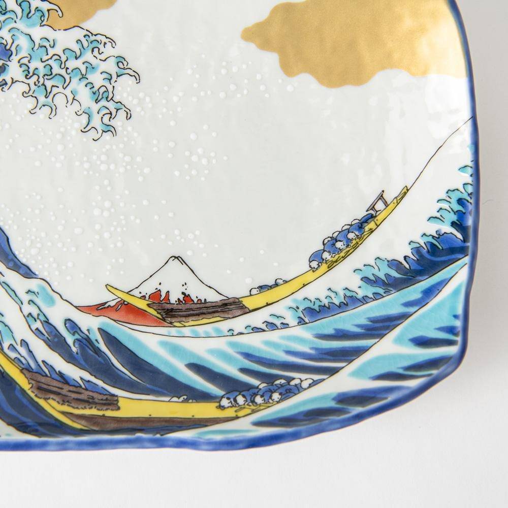 Hokusai Wave Platter