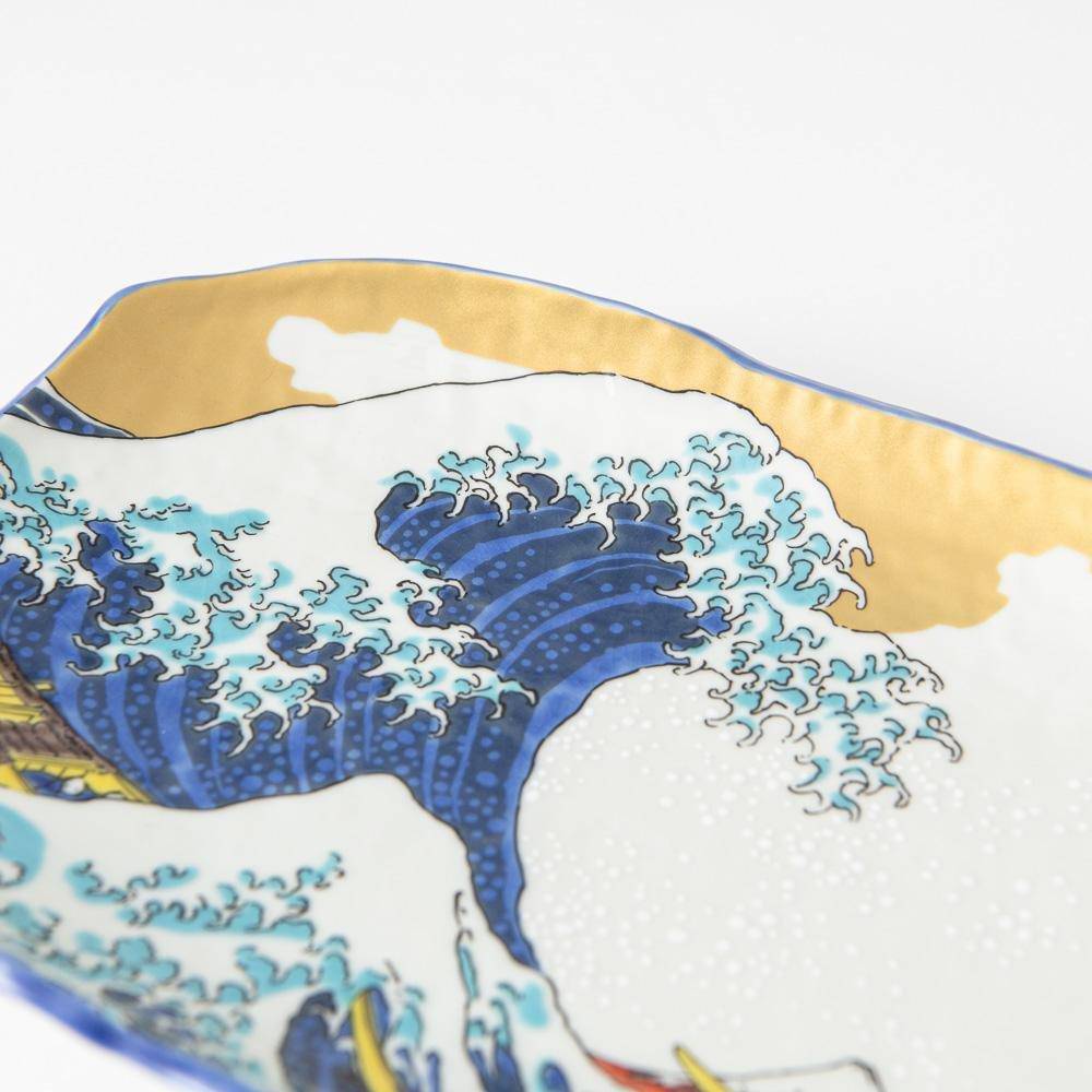 Hokusai Wave Platter