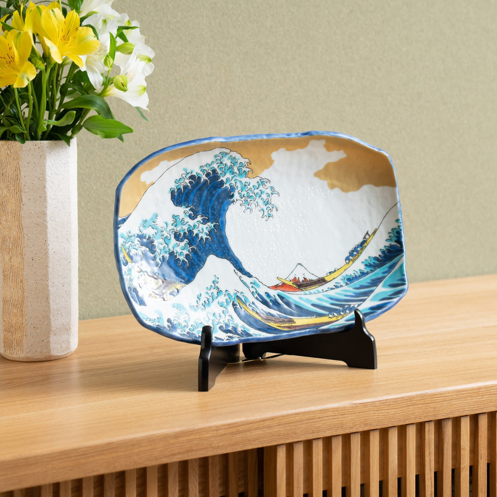 Hokusai Wave Platter