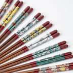Red Kutani Colors Chopsticks