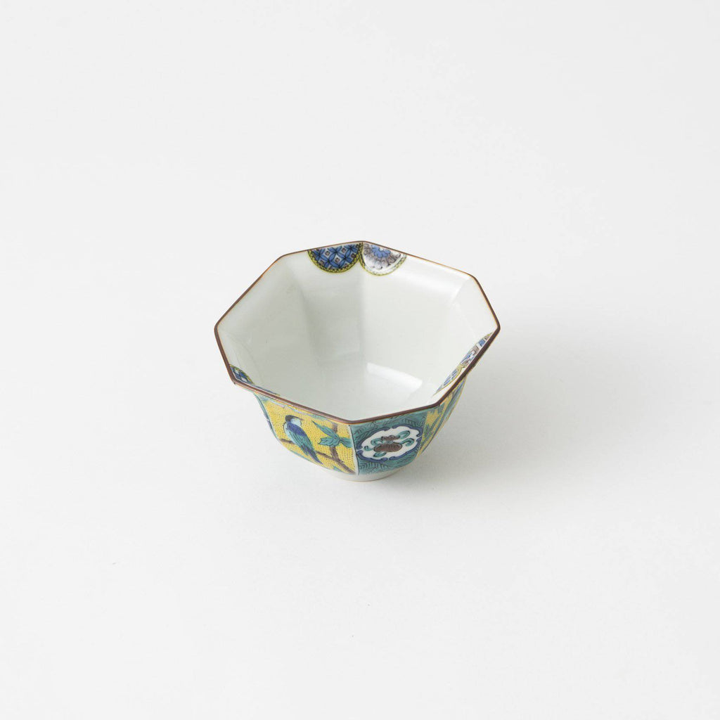 Yoshidaya Plum and Bird Kobachi Small Bowl