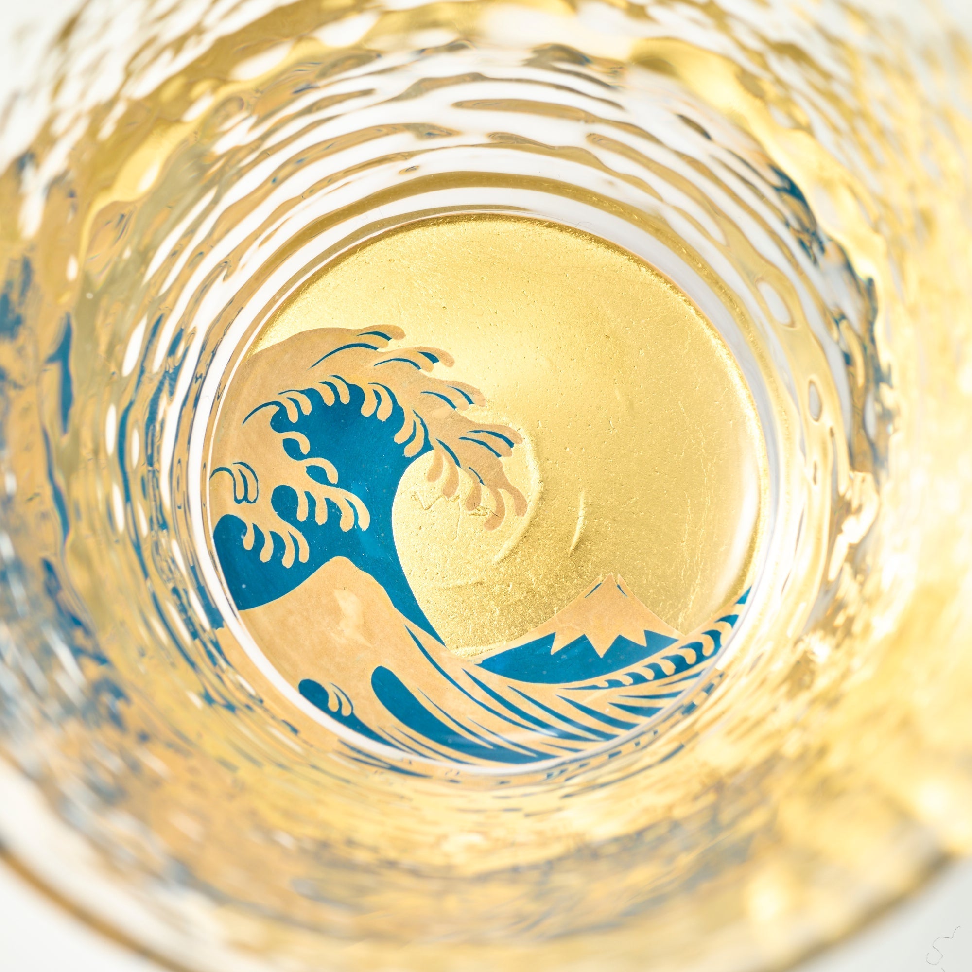 Hokusai Great Wave off Kanagawa Maki-e Sake Cup