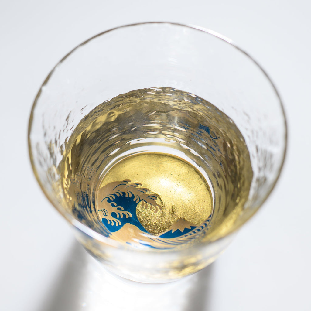 Hokusai Great Wave off Kanagawa Maki-e Sake Cup