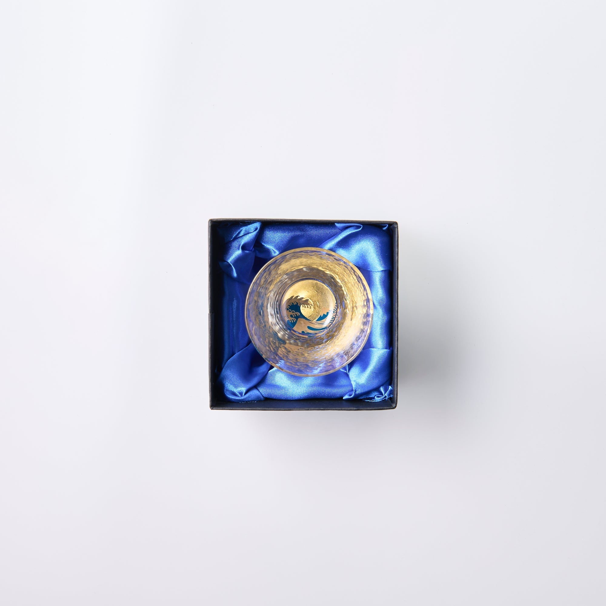 Hokusai Great Wave off Kanagawa Maki-e Sake Cup