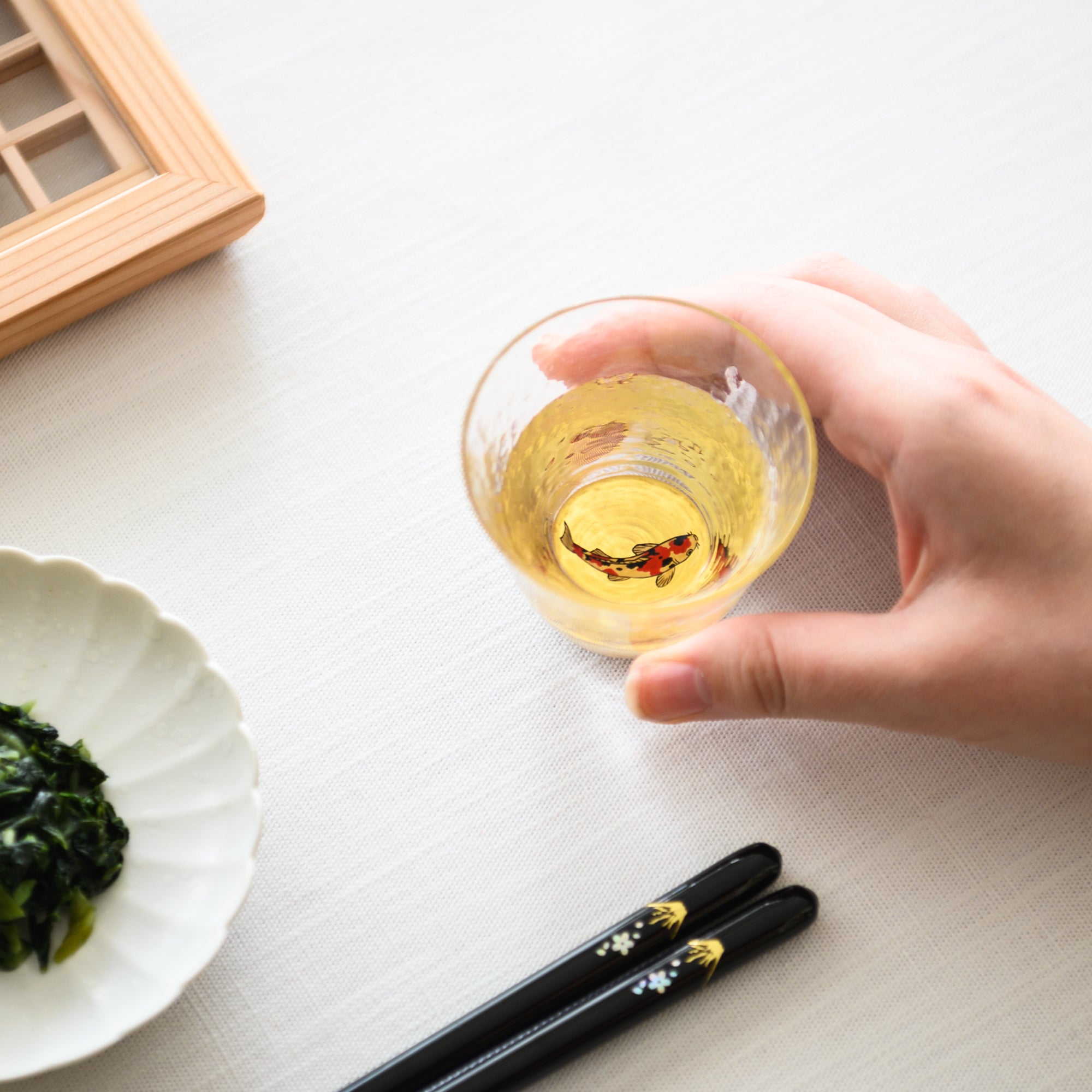 Koi Fish Maki-e Sake Cup